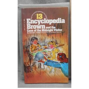 Encyclopedia Brown #13 and the Case of the Midnight Visitor 1980 Bantam